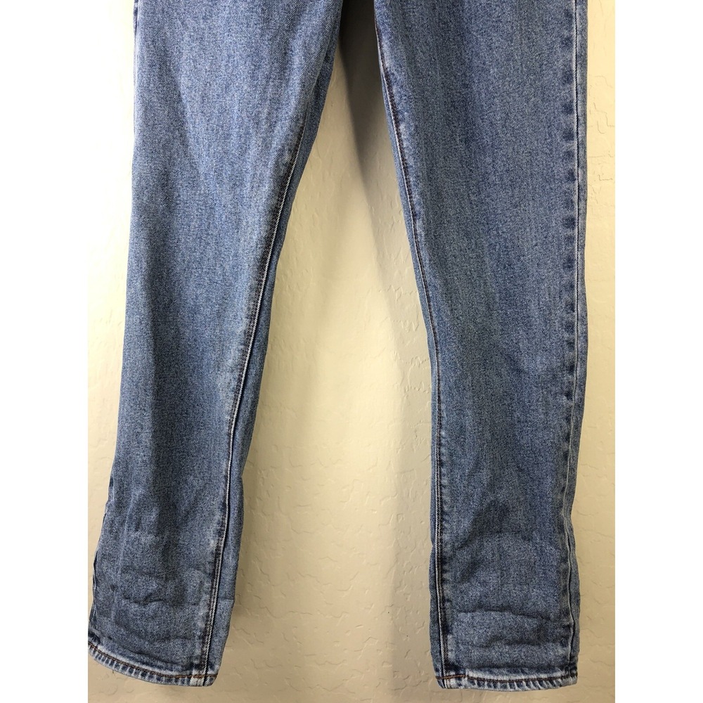 ASOS Mens 28 x 32 Denim Jeans Slim Fit Medium Blue Stonewash - Picture 3 of 9